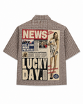 SHIRT LUCKY DAY NEWS MARRONE