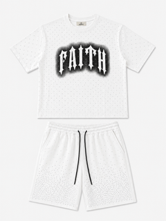 SET RHINESTONE FAITH BIANCO