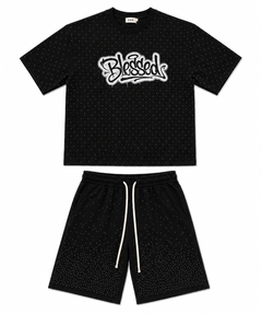SET RHINESTONE BLESSED NERO