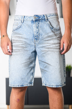 JEANS SHORT CON STRASS