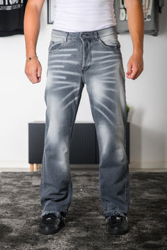 JEANS GRIGIO FLARED