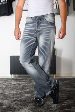 JEANS GRIGIO FLARED