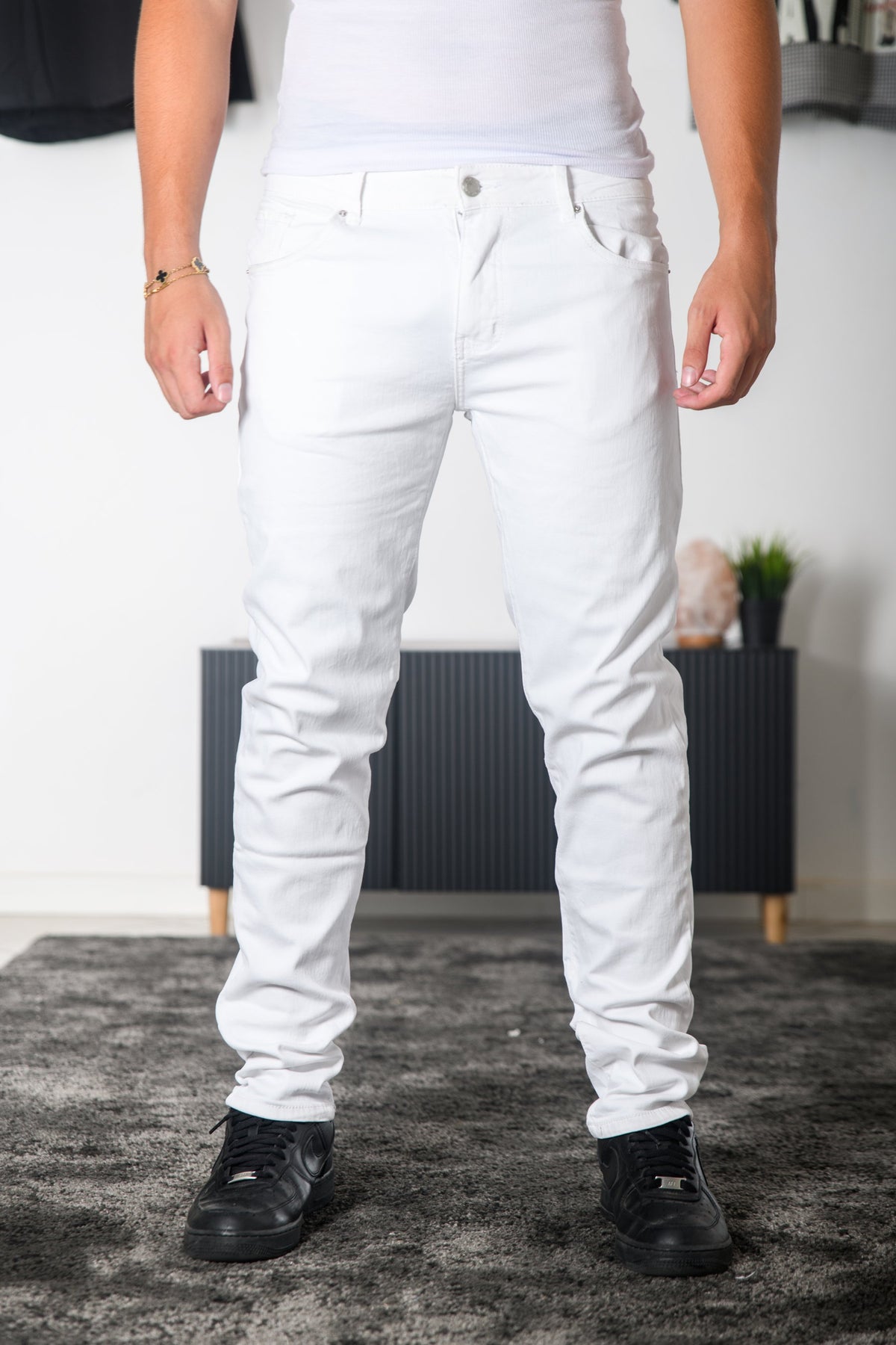 JEANS SLIM FIT BIANCHI