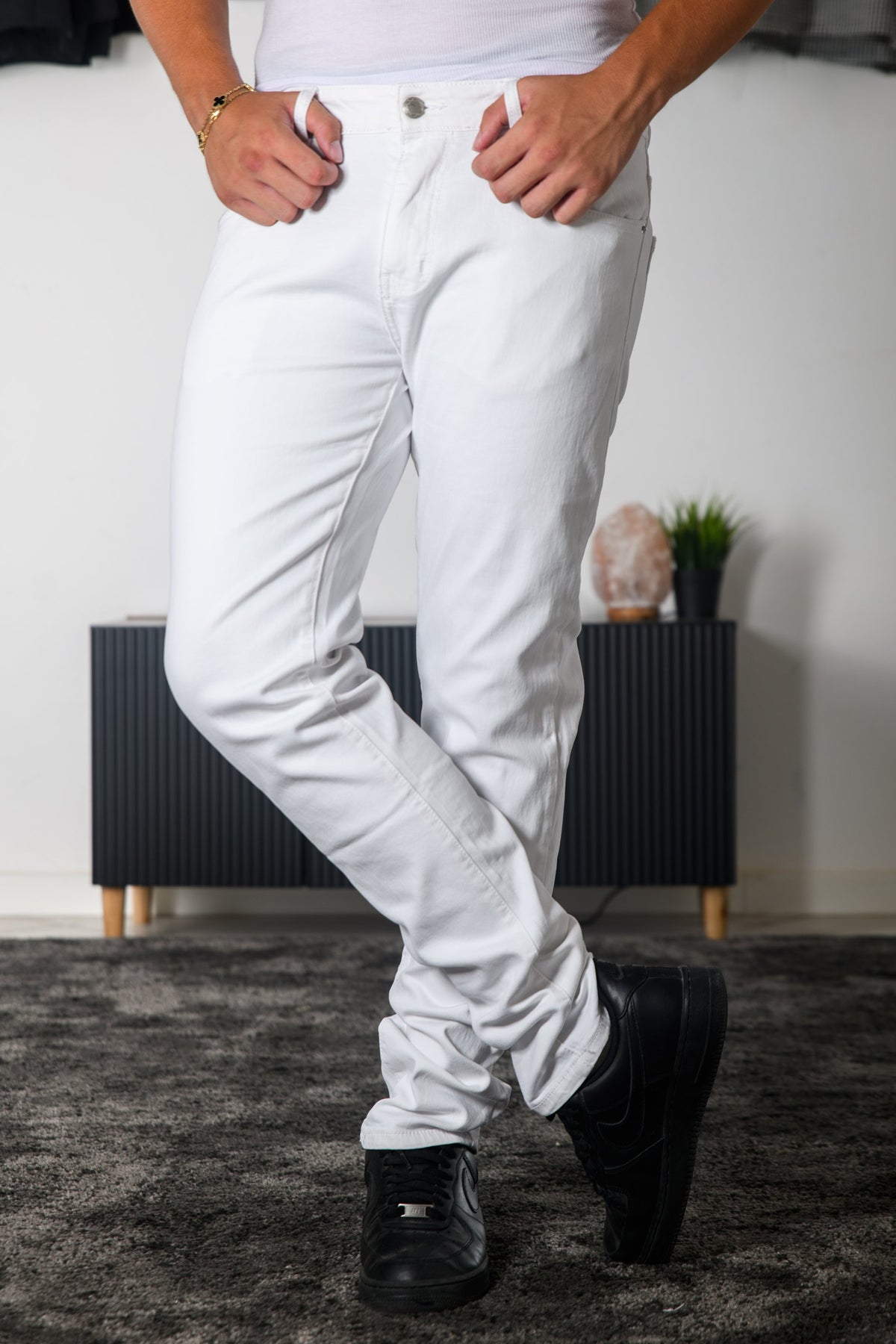 JEANS SLIM FIT BIANCHI