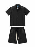 SET RHINESTONE DIAGONAL NERO