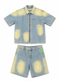 SET DENIM BLEACH BLU