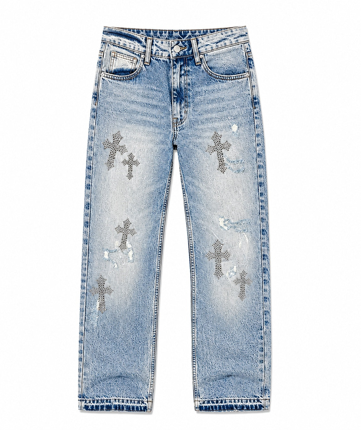 JEANS WASHED BLU