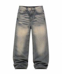 JEANS GRIGIO FLARED RETRO