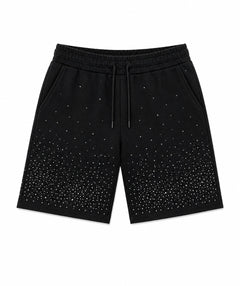 SHORTS BRILLANTINATI NERI