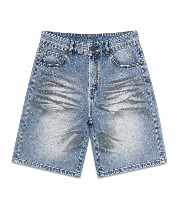 JEANS SHORT CON STRASS